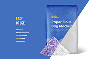 Paper Flour Bag Mockup, a Packaging Mockup by BlackMockup (Thumbnail 4 of 12)