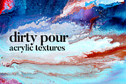 Dirty Pour Textures, a Texture Graphic by Jennifer Lauren Creative (Thumbnail 1 of 3)