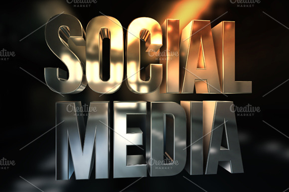 Social Media 3D Render