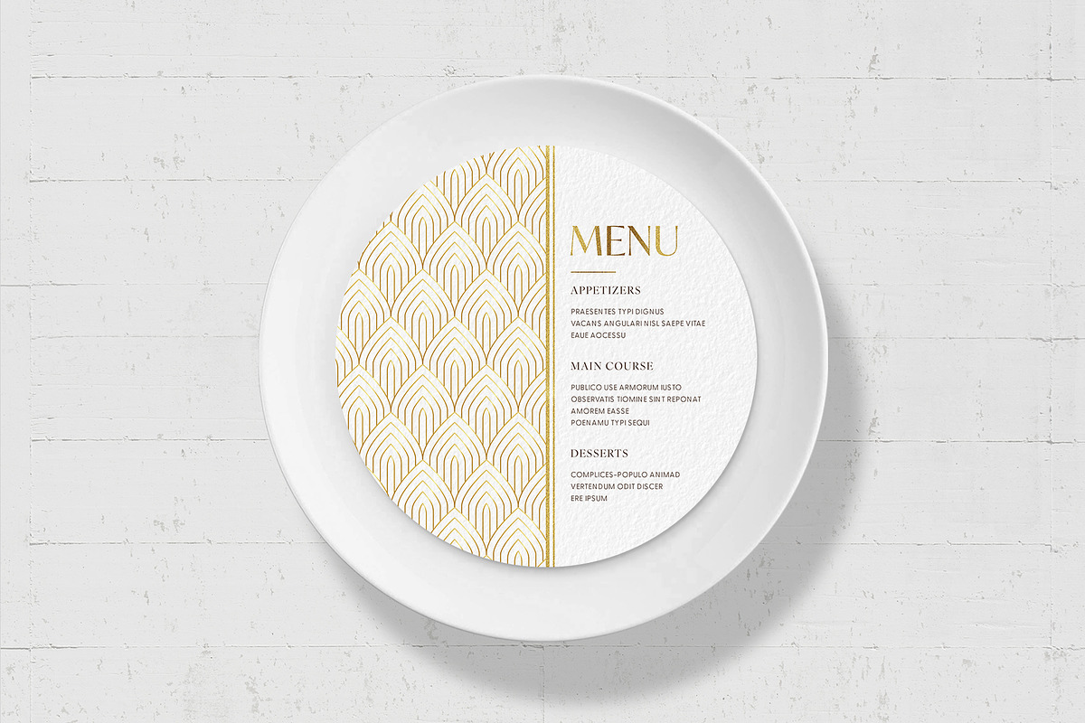 Wedding Menu Template, a Flyer Template by BrandPacks (Photo 3 of 4)