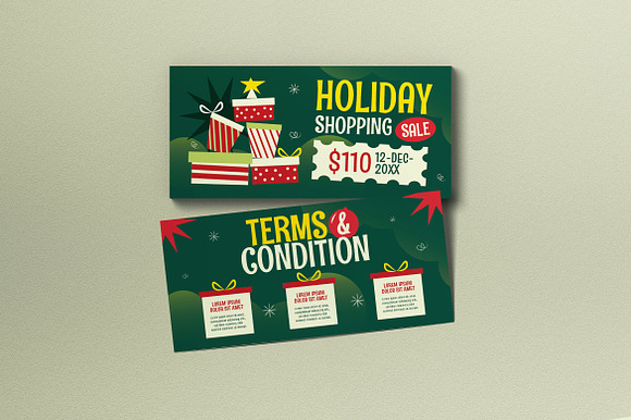 Holiday Shopping Sale Voucher preview 5