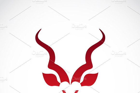 Vector Of An Kudu Antelope