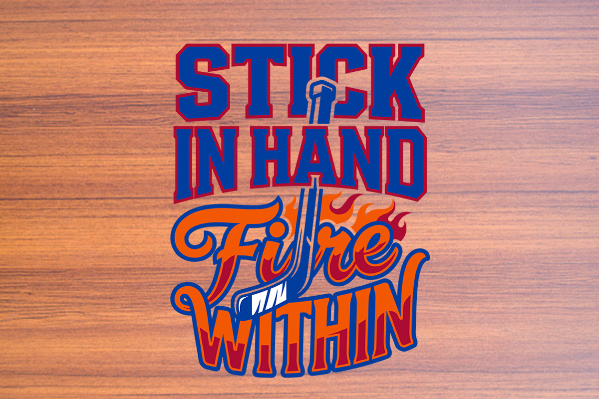 Stick in Hand Hockey T-Shirt, an Object Graphic by abu67222 (Photo 2 of 3)