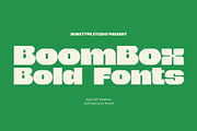 BoomBox Bold San serif Fonts, a Sans Serif Font by BURSTYPE (Thumbnail 9 of 9)