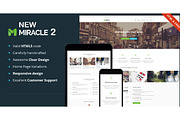 New Miracle - Responsive HTML5 Theme, a Websites & App Template by weblion (Thumbnail 1 of 6)