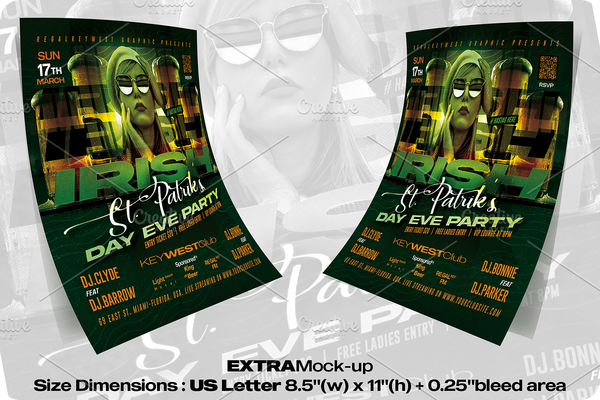 St. Patrick's Flyer, a Flyer Template by regalDRAW (Photo 2 of 2)