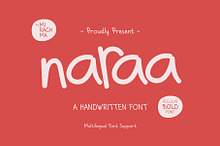 Naraa - Handwritten Font