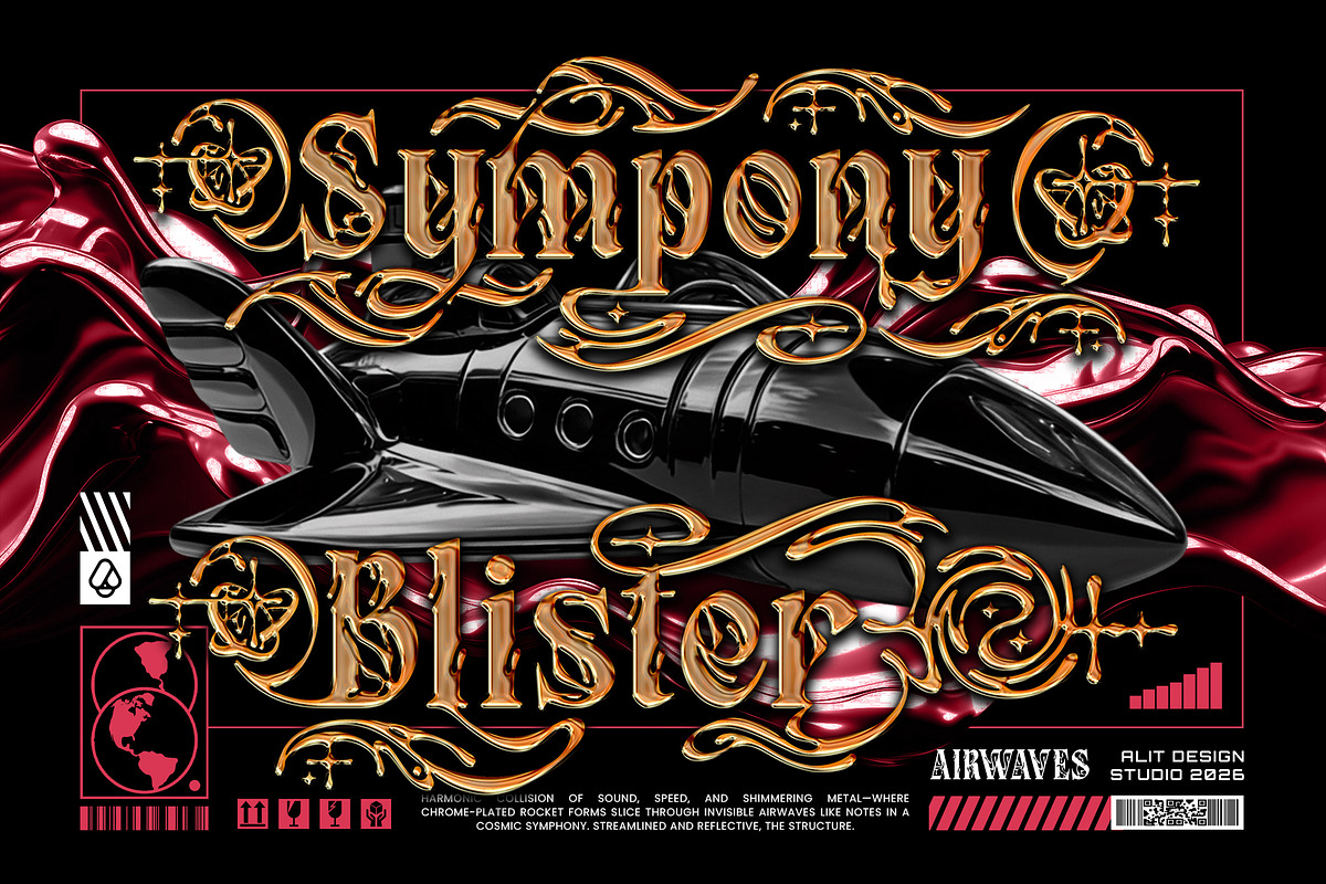 Chrome Revenant Typeface, a Serif Font by alit design (Photo 3 of 17)