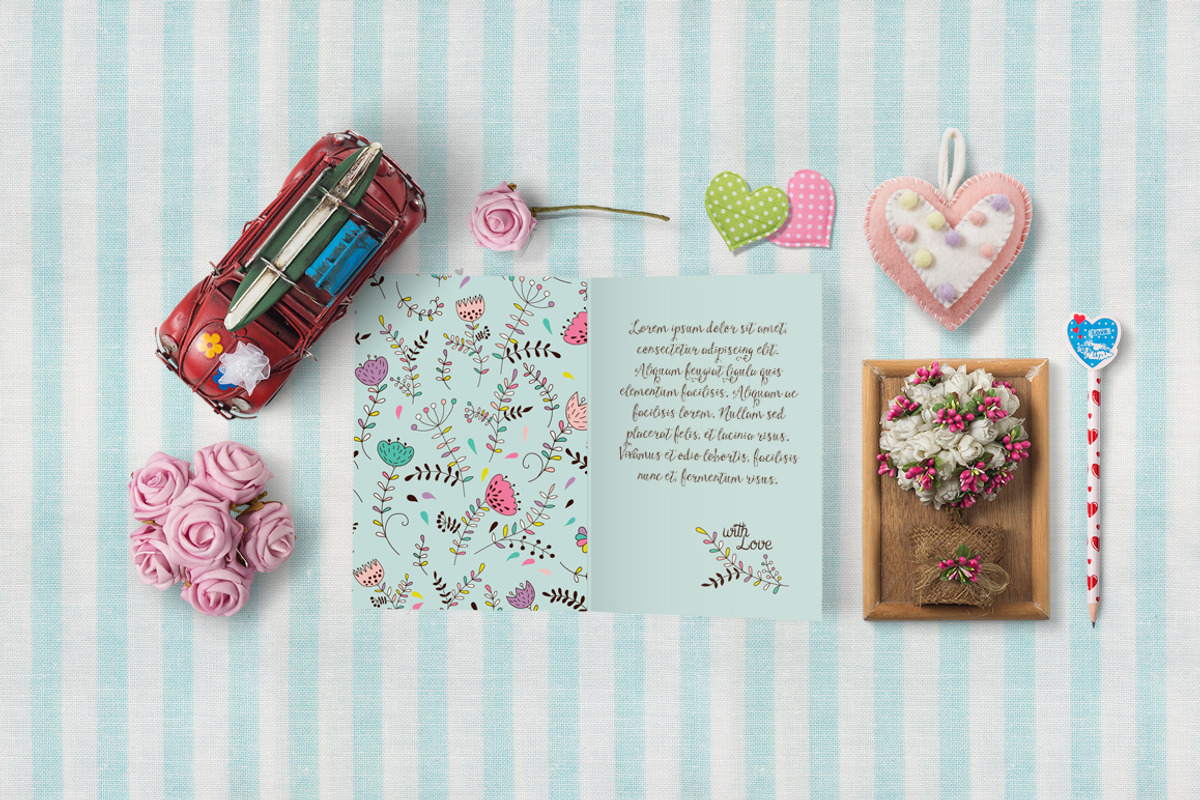 Floral Vector Elements Set + Pattern, an Illustration by OkPen (Photo 6 of 6)