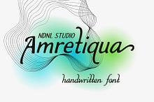 Amretiqua - Handwritten Font