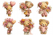 Mother’s Day Teddy Bear Clipart, an Illustration by Daily.Designs (Thumbnail 6 of 8)