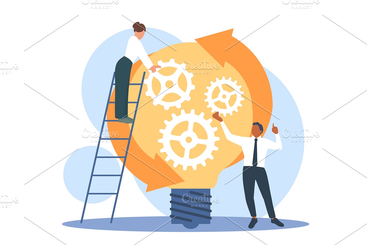 Successful project management, a Person Illustration by YummyBuum
