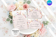 Baby In Bloom Shower Invitation Set, an Invitation Template by Digital_Mind (Thumbnail 1 of 4)