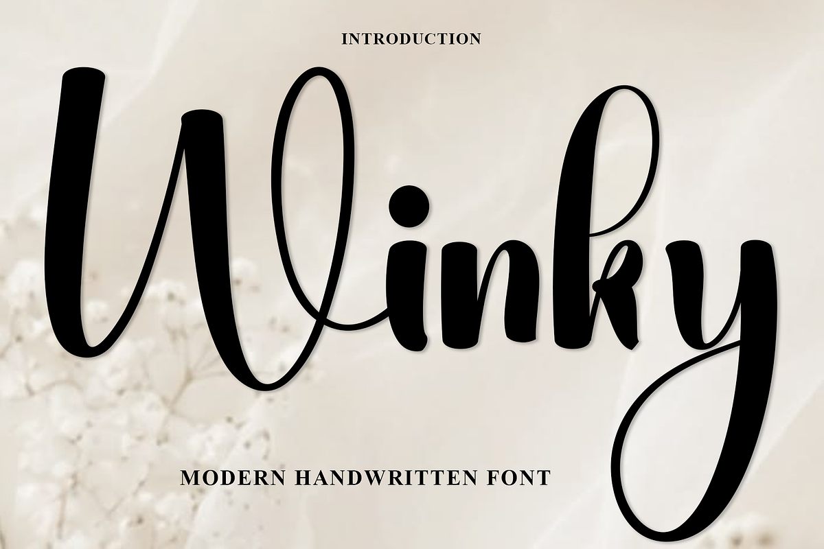 Winky, a Handwritten Font by InermediaSTUDIO (Photo 1 of 8)