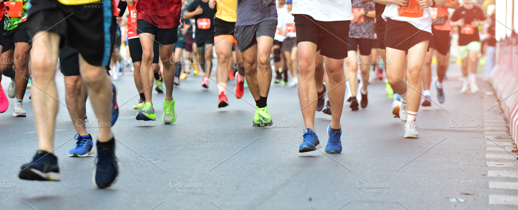 People Running On City Road., a Sports & Recreation Photo by rakoptonLPN