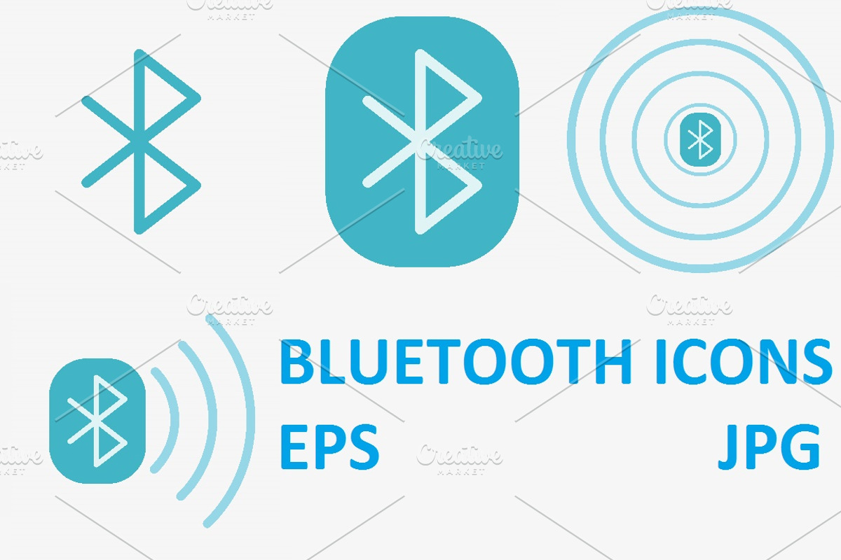 Bluetooth Vector Icons, a Technology Illustration by alex.hliv