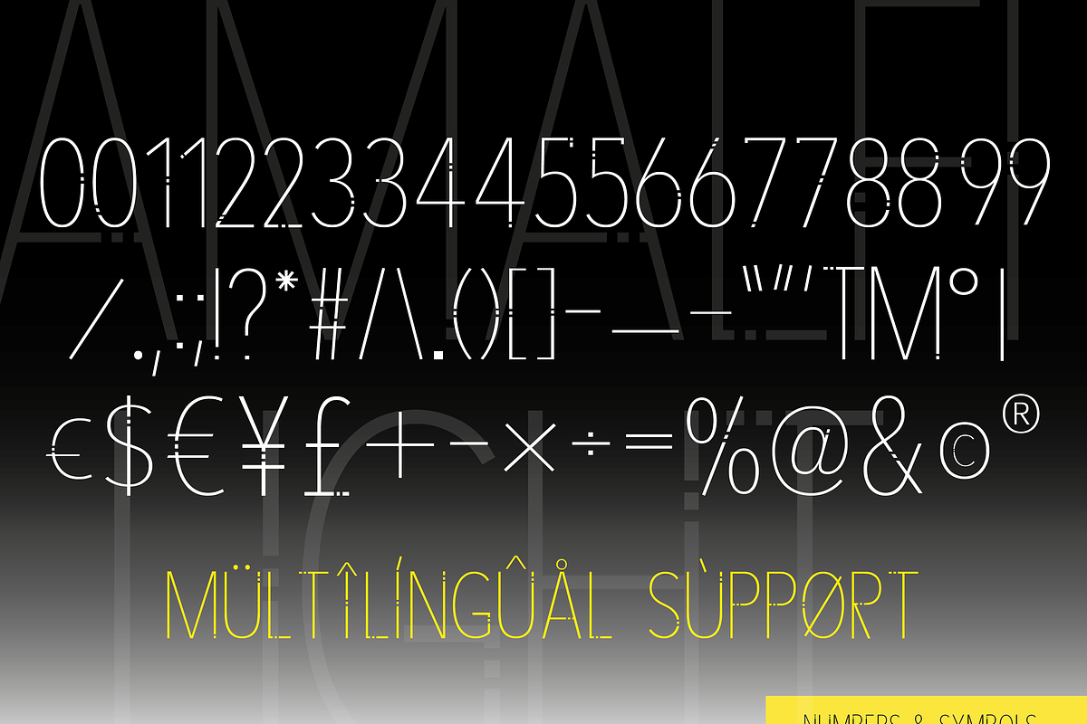 AMALFI - A Modern Font Family, a Sans Serif Font by OkayAnnie Designs (Photo 10 of 12)