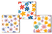 Daisy Flower Seamless Pattern, an Illustration by OK Design (Thumbnail 4 of 4)