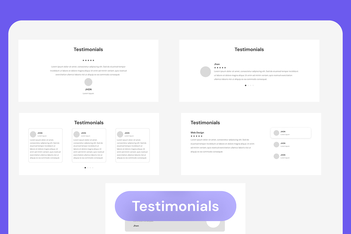 Website Wireframes Kit In Figma, a Wireframe Template by nwdigitalstore (Photo 7 of 8)