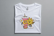 Sun & Soda Cup Machine Embroidery, an Illustration by Purpose Ekbal (Thumbnail 3 of 3)