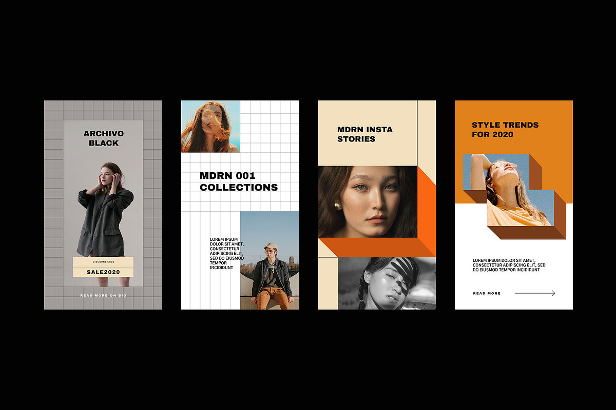 MDRN Instagram Template, a Social Media Template by Visula Co (Photo 6 of 7)