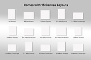 Poster Mockup Set for Many Ratios, a Product Mockup by MelissaBMockups (Thumbnail 5 of 6)