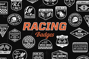 Racing Badges - Mono, a Branding & Logo Template by cd-design.co (Thumbnail 1 of 8)