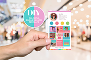 Business Card Template - Colorful, a Business Card Template by SunshineStudioBoutique (Thumbnail 3 of 9)