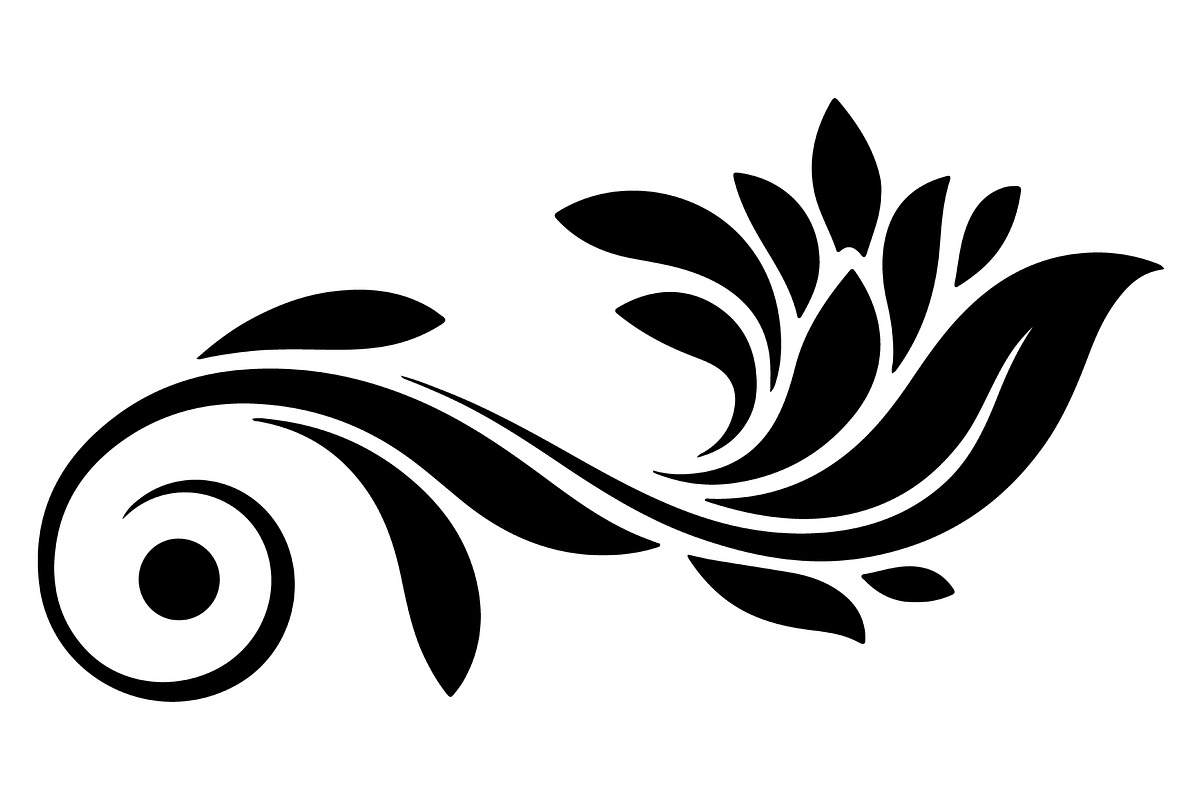 Ornamental Floral Silhouette, a Decorative Illustration by himelgfx (Photo 10 of 18)
