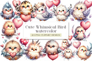 Cute Whimsical Bird Clipart, an Illustration by DreamArtGraphic (Thumbnail 1 of 4)