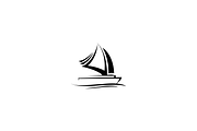 Minimalist Modern Yacht Logo, a Branding & Logo Template by Luxury Logos (Thumbnail 3 of 4)