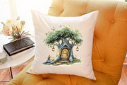 Magical Forest Clipart,Watercolor Fo, an Illustration by Sublimation Artist (Thumbnail 6 of 6)