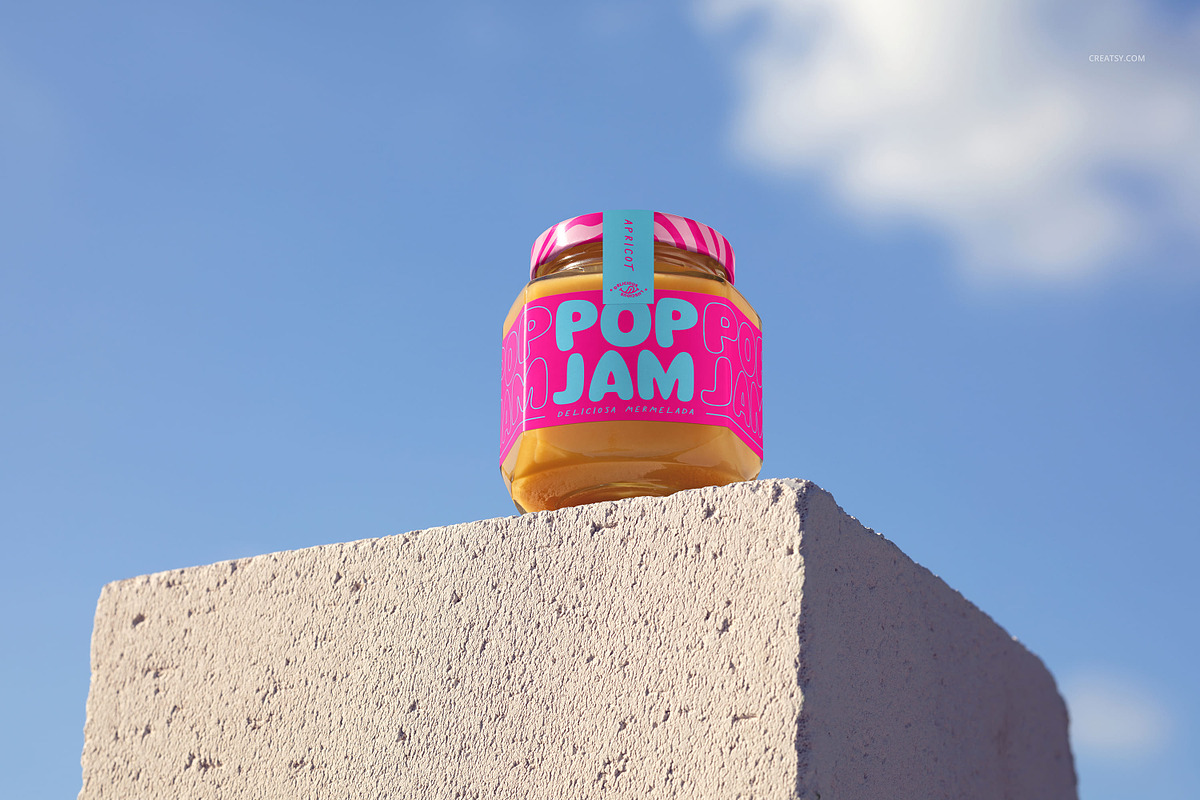 Jam Jar Mockup Bundle, a Cups & Container Mockup by creatsy5 (Photo 32 of 65)