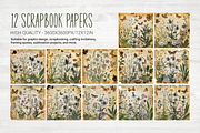 Victorian Herbarium, a Background Graphic by Curve Design (Thumbnail 7 of 7)