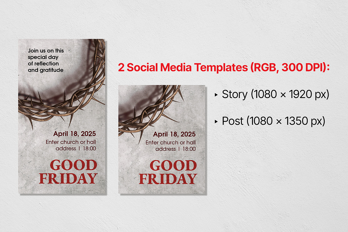Good Friday Templates – PSD, a Print Template by Chist Design (Photo 3 of 3)