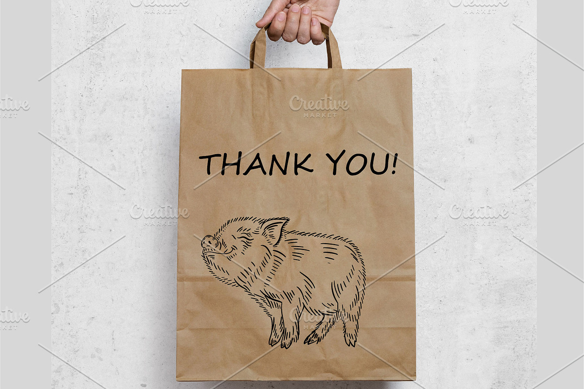 FARM ANIMALS, an Animal Illustration by IPVector (Photo 8 of 8)