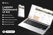 Biroq - Logistic Dashboard UI Kit, an UI Kit Template by Creative Perspective (Thumbnail 1 of 8)