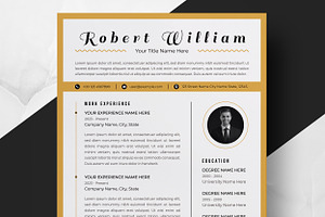 Vibrant Professional CV