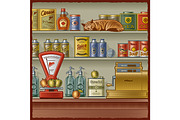 Retro Store, a Food Illustration by Retro Graphics (Thumbnail 2 of 2)