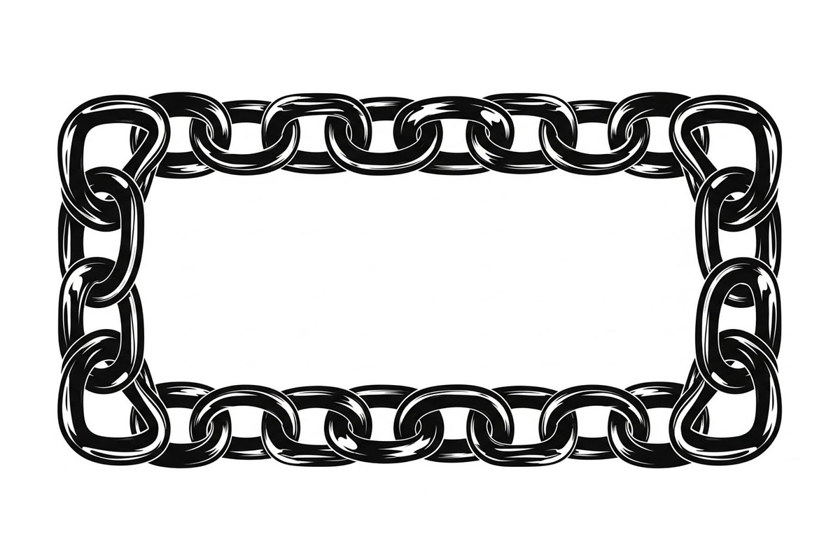 Chain Border Frame SVG Bundle, an Illustration by Designs_River (Photo 22 of 31)