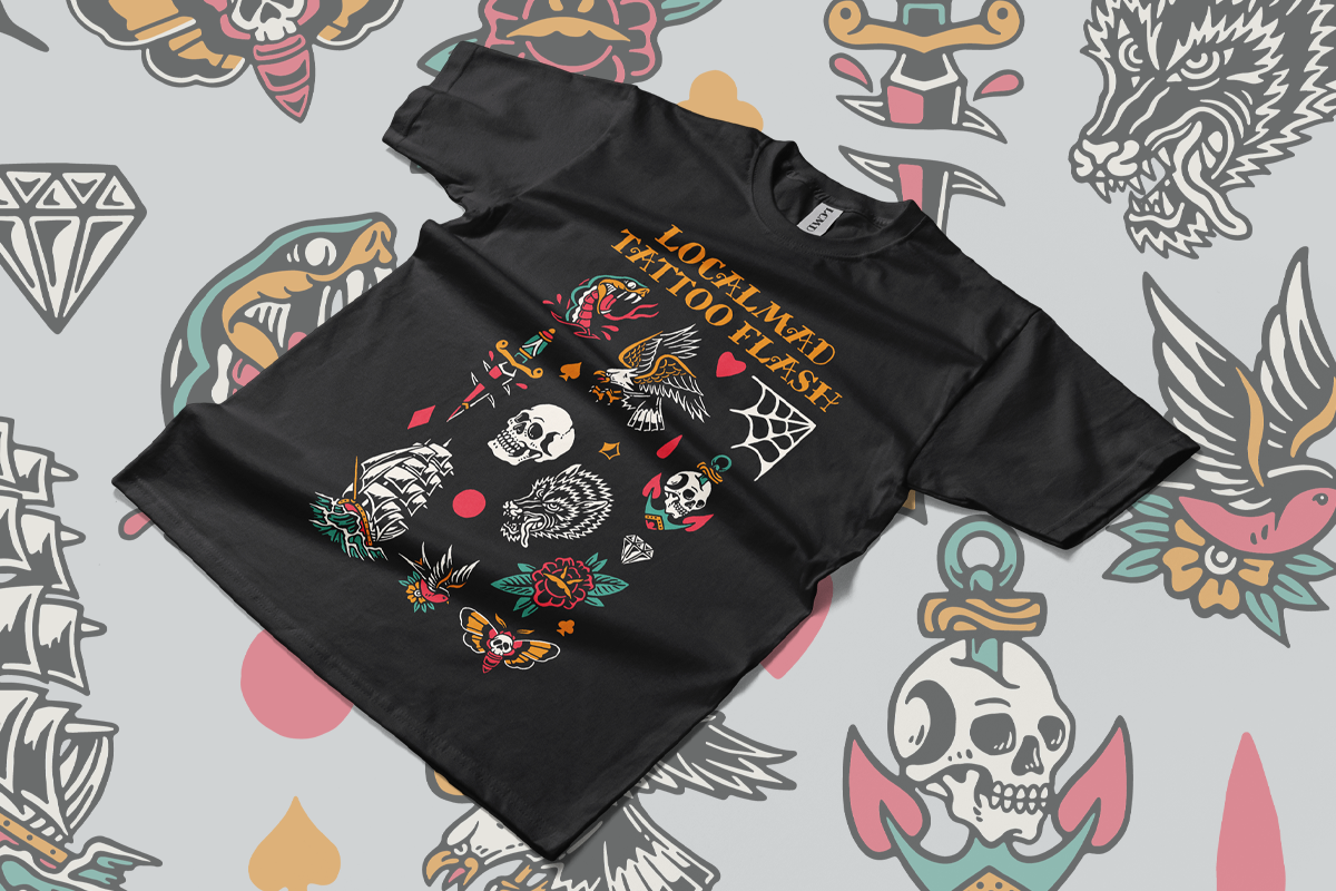 Tattoo Flash Package, an Illustration by Localmad (Photo 4 of 6)