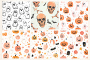Cute Halloween Themed Digital Papers, an Illustration by Libby Wishes (Thumbnail 6 of 6)