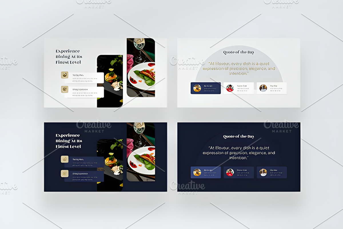Luxury Food & Restaurant Google Slid, a Presentation Template by Ink Gallery (Photo 6 of 6)
