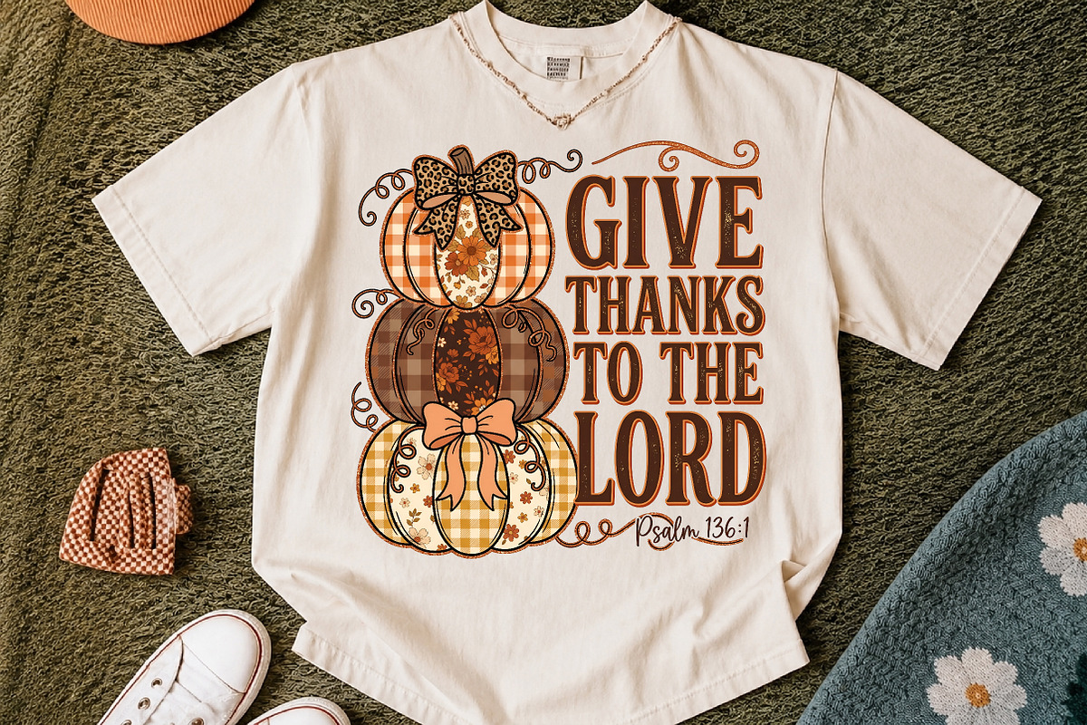 Give Thanks To The Lord Png, a Seasonal Illustration by Libby Wishes (Photo 2 of 4)