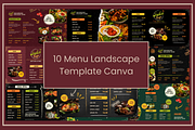 Elegant Landscape Menu Template, a Brochure Template by judayartworks (Thumbnail 1 of 21)