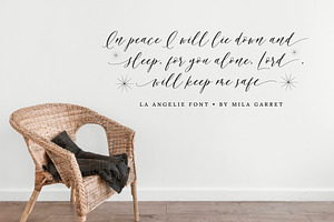 La Angelie Wedding Calligraphy Font