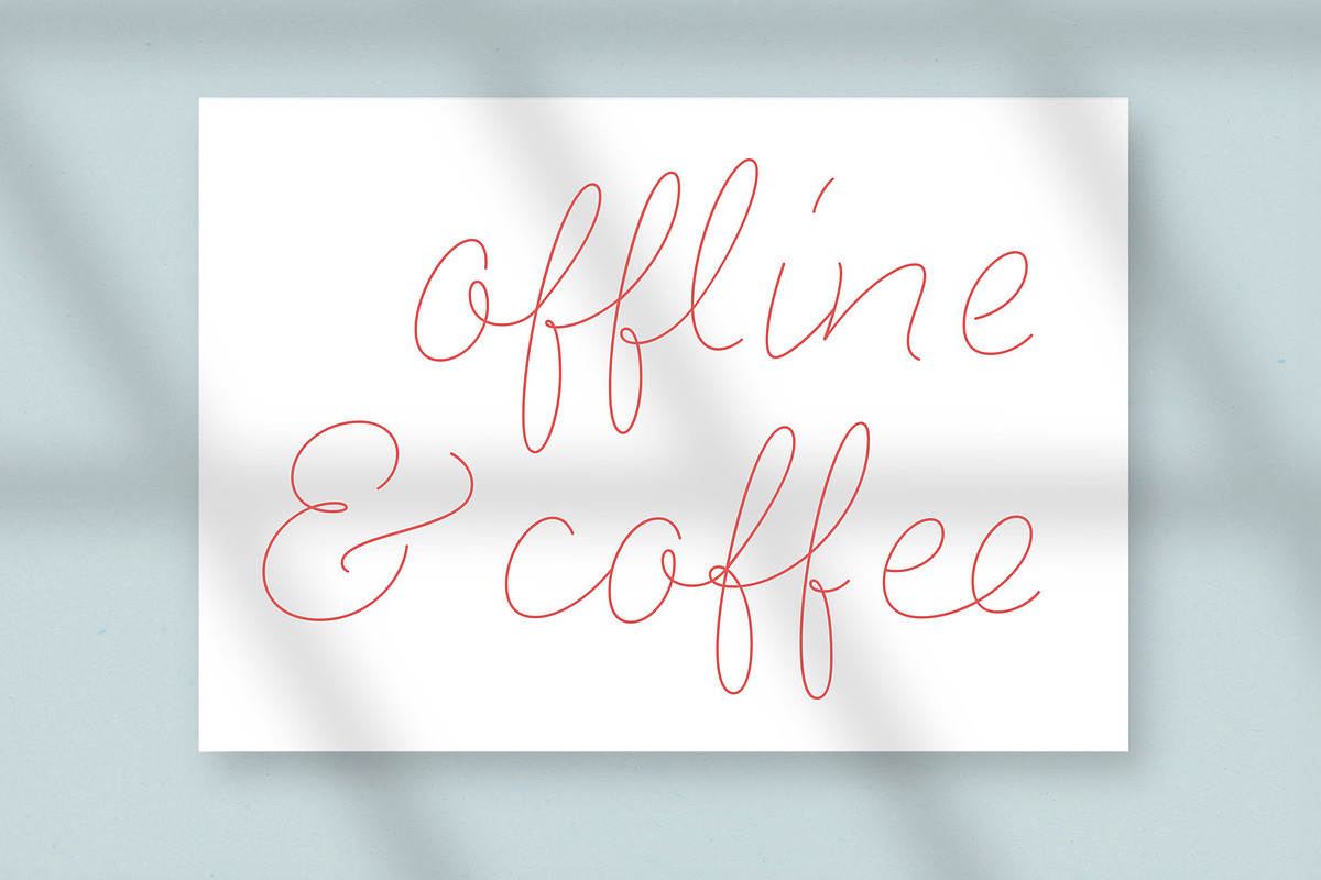 LiebeHeide Fineliner, a Handwritten Font by LiebeFonts (Photo 6 of 13)