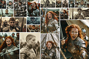 84 women knights in armor, a Person Photo by Handmadefont (Thumbnail 4 of 13)