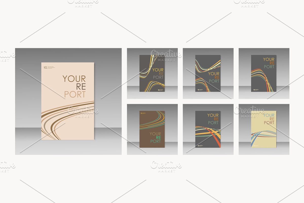 Brochure design for your report, a Brochure Template by Haisonok