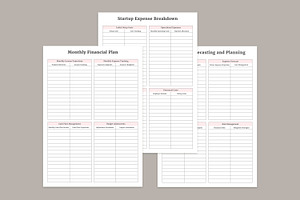 Budget Planner Pages Set V-19